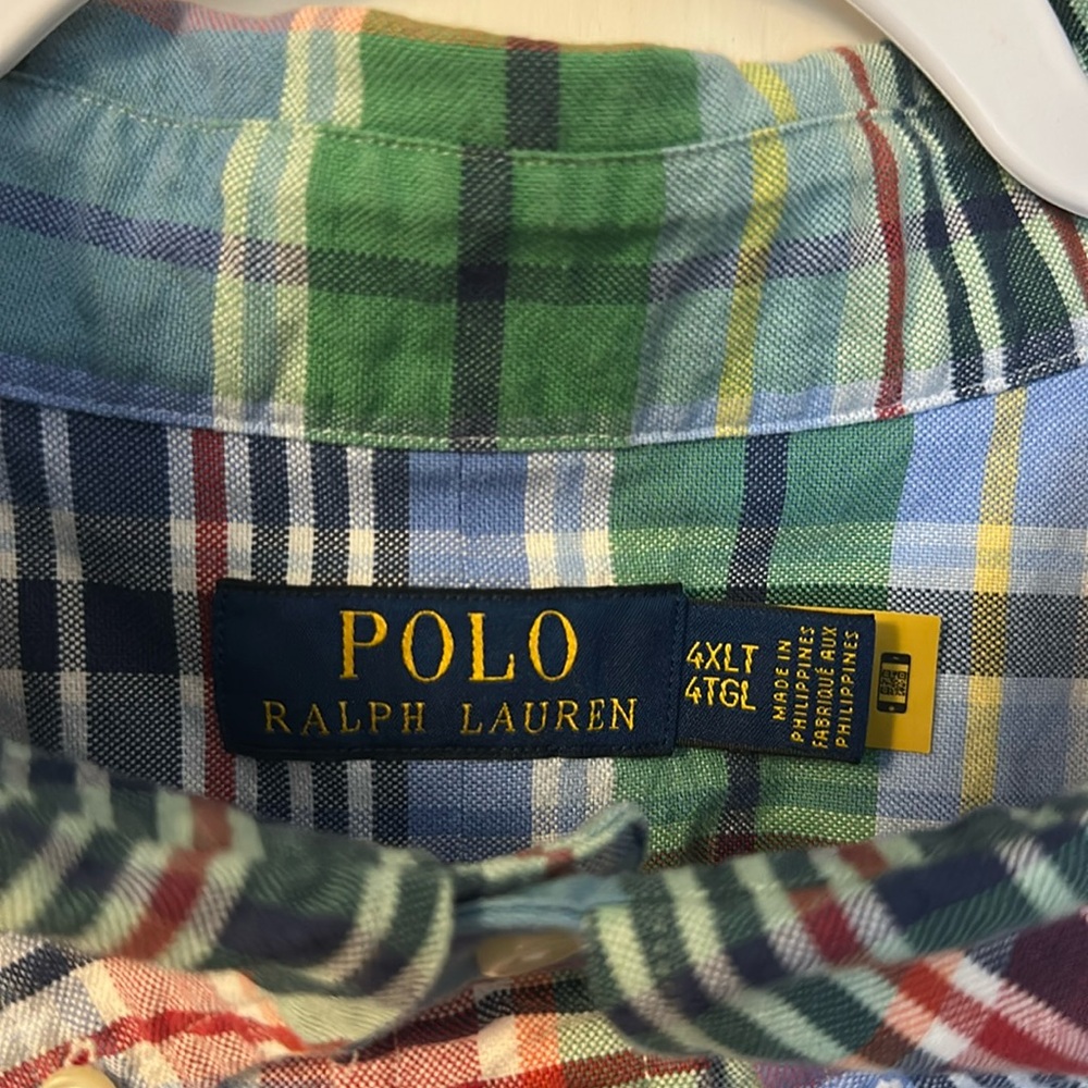 4XLT Ralph Lauren POLO Long Sleeve Button Down Shirt